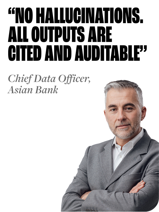  NO HALLUCINATIONS. ALL OUTPUTS ARE CITED AND AUDITABLE